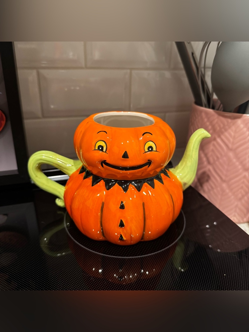 Halloween Pumpkin Teapot